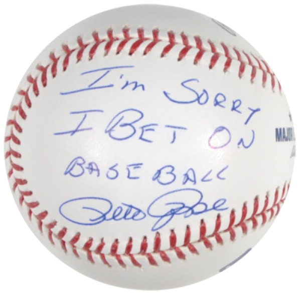 Lot 1384 Pete Rose Baseball