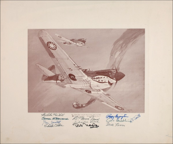 Lot 327 Flying Tigers Print