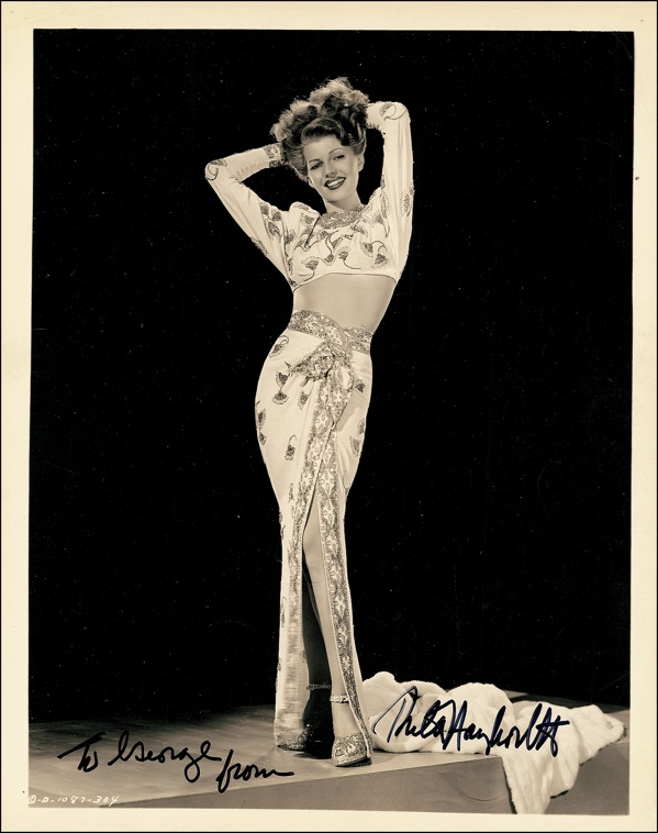 Lot 927 Rita Hayworth Signed Photograph