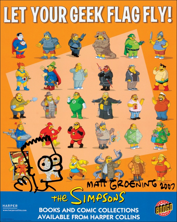 Lot 571 Matt Groening Poster