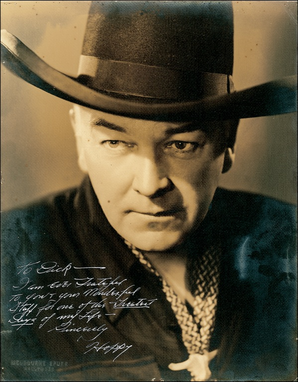 Lot 827 William “Hoppy” Boyd Signed Photograph