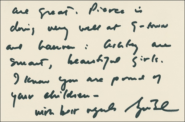 Lot 11 George W. Bush: Very scarce George W. presidential ALS