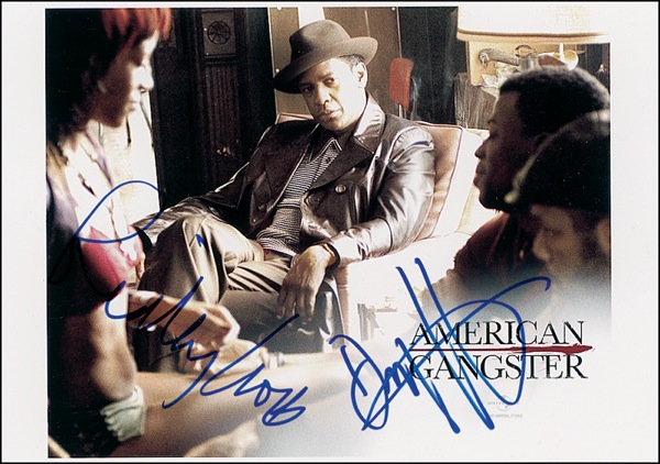 Lot 802 American Gangster Signed Photograph