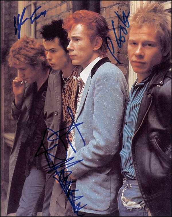 Lot 752 Sex Pistols Signed Photograph