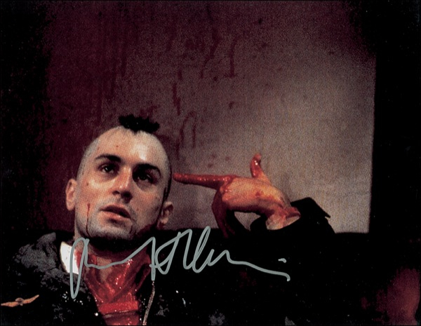 Lot 872 Robert DeNiro Signed Photograph