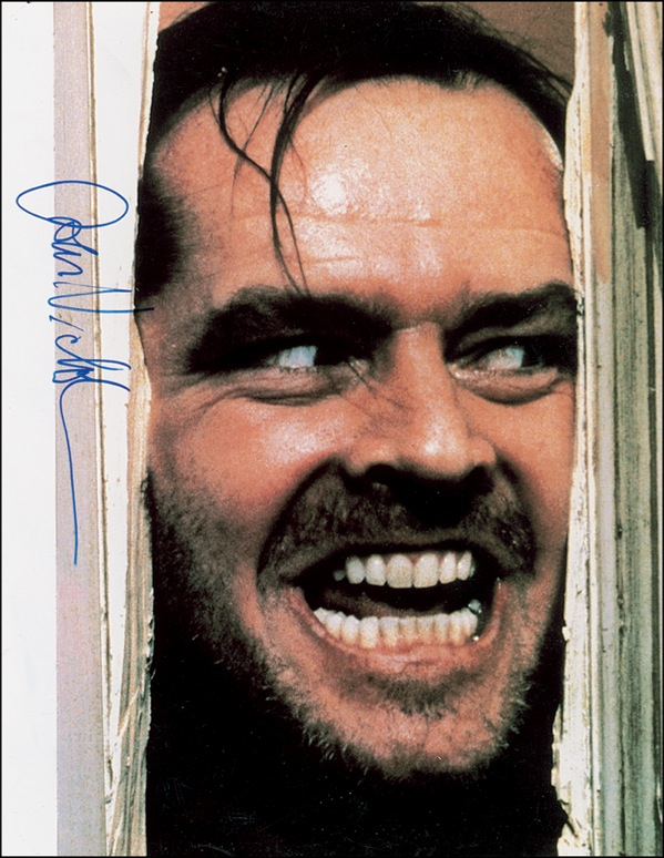 Lot 1032 Jack Nicholson Signed Photograph