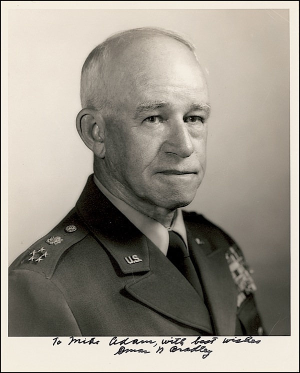 Lot 306 Omar Bradley Signed Photograph