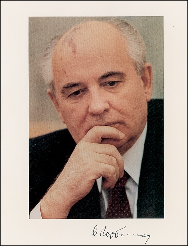 Lot 230 Mikhail Gorbachev Signed Photograph