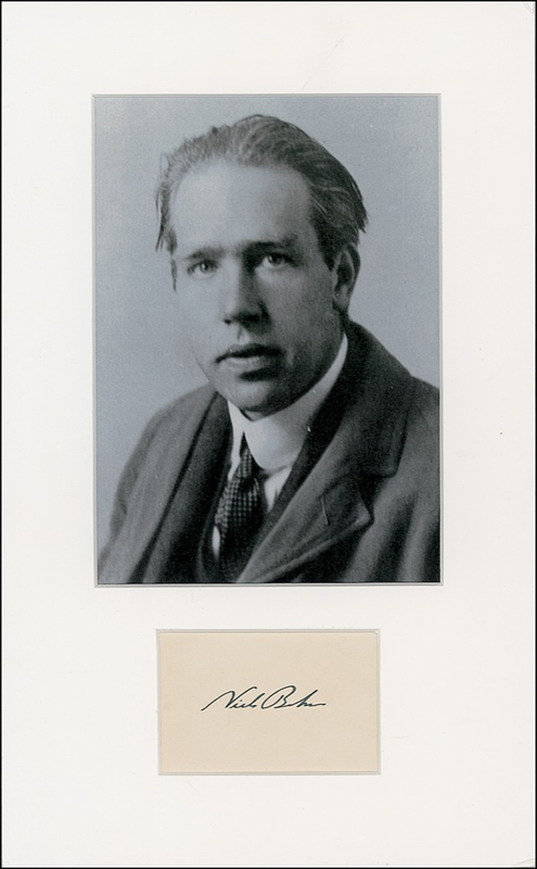 Lot 170 Niels Bohr Signature