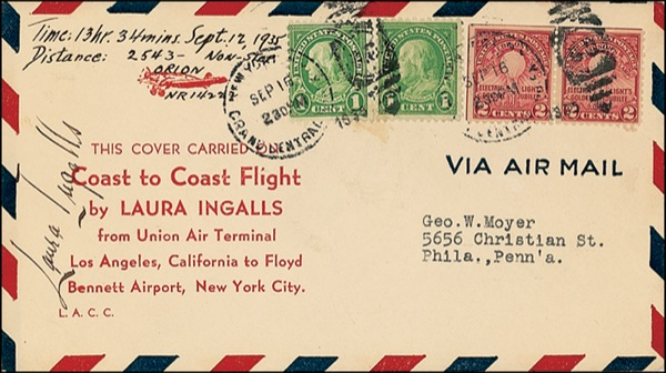 Lot 443 Laura Ingalls Commemorative Cover