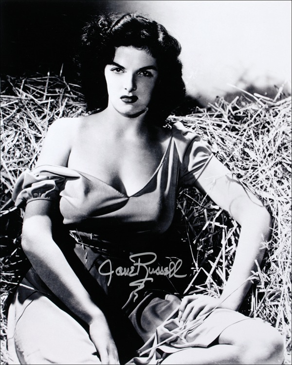 Lot 1057 Jane Russell Signed Photograph