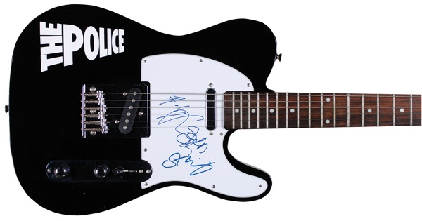 Lot 734 The Police Guitar