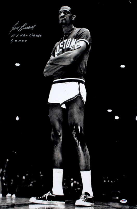 Lot 1389 Bill Russell Signed Photograph