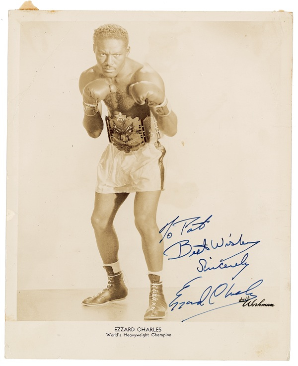 Lot 1173 Ezzard Charles Signed Photograph