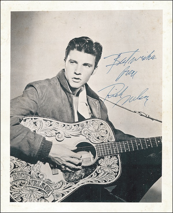 Lot 720 Rick Nelson Signed Photograph