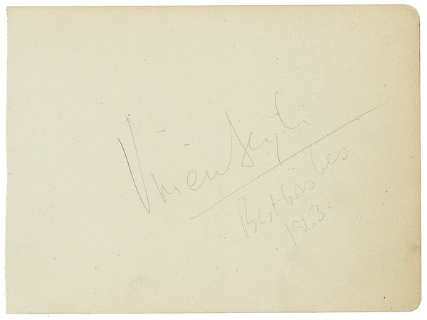 Lot 913 Gone With the Wind: Leigh, Vivien Signature
