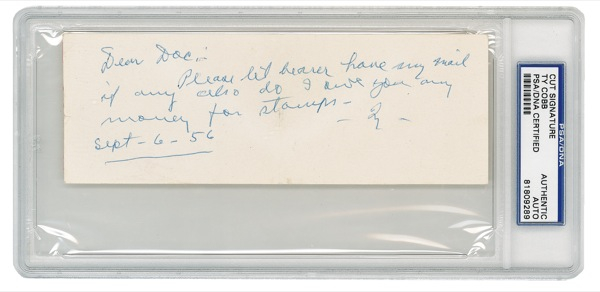 Lot 1183 Ty Cobb