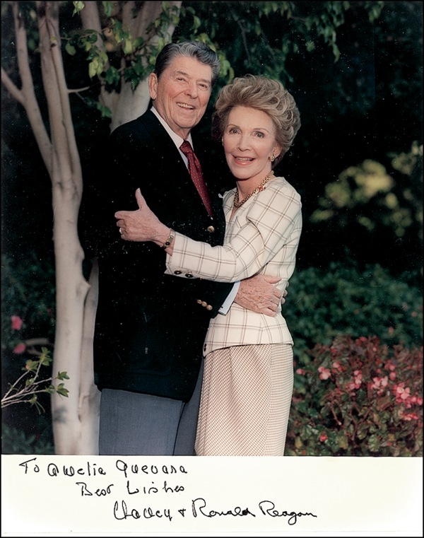 Lot 123 Ronald and Nancy Reagan Signed Photograph
