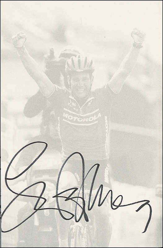 Lot 1134 Lance Armstrong Book