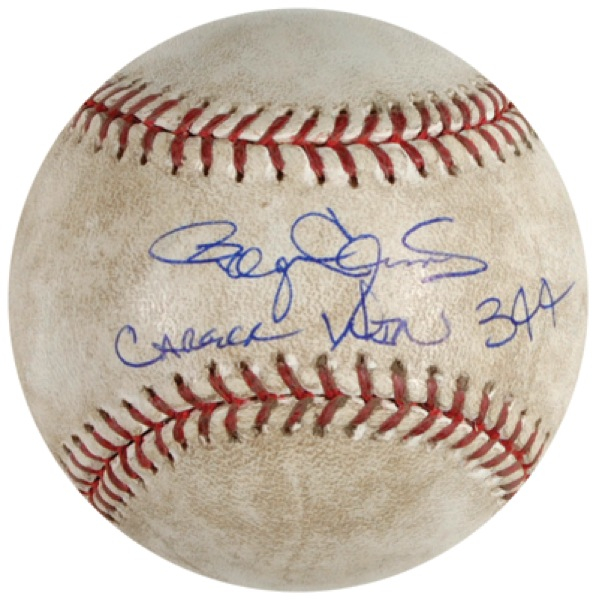 Lot 1179 Roger Clemens Baseball
