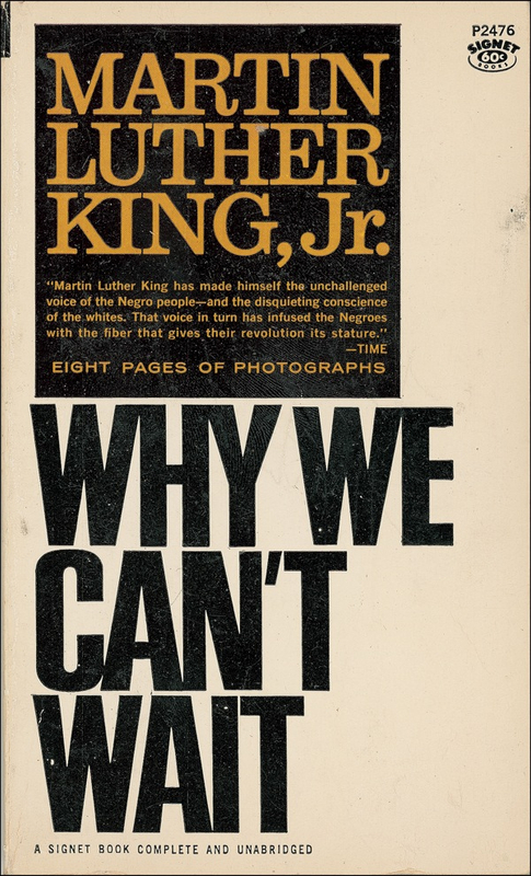 Lot 248 Martin Luther King, Jr: Why We Can’t Wait: King signs his landmark civil rights text