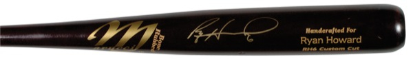 Lot 1245 Ryan Howard Baseball Bat