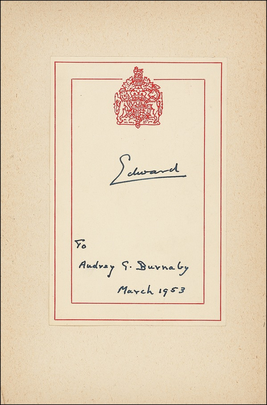 Lot 209 Edward, Duke of Windsor Book