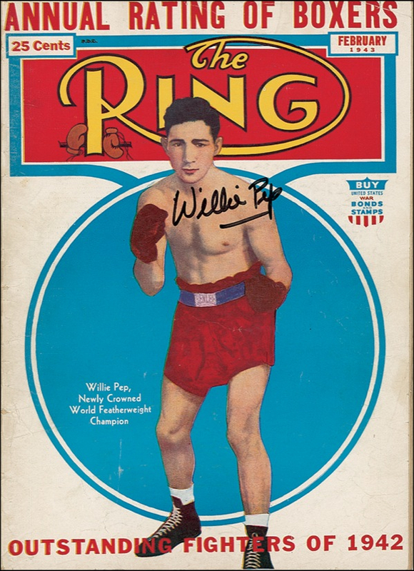 Lot 1363 Willie Pep Magazine