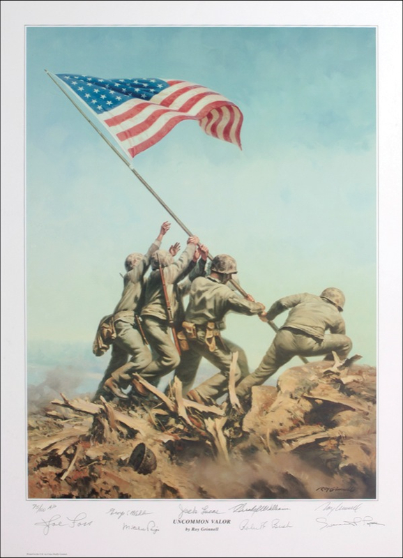 Lot 335 Iwo Jima Print