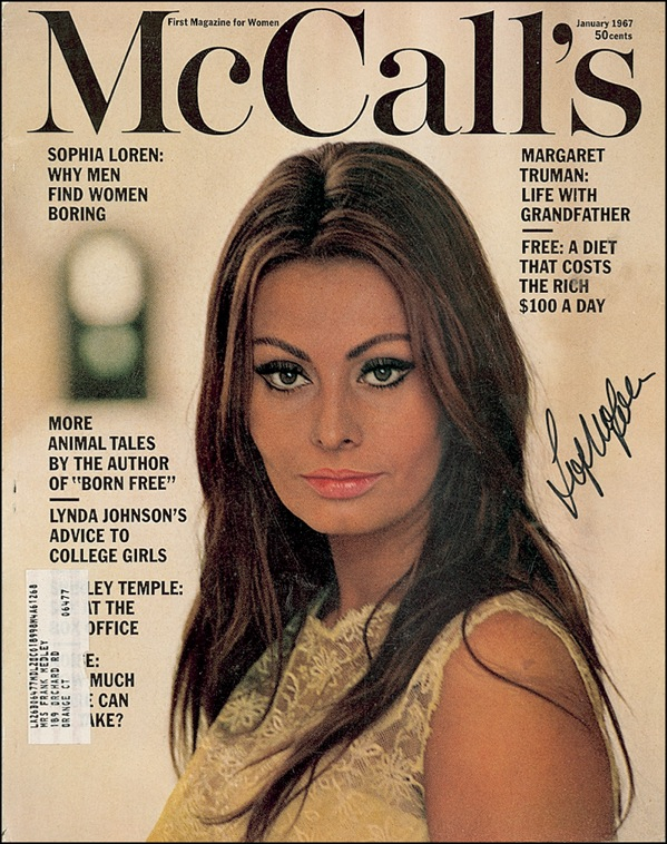 Lot 995 Sophia Loren Magazine