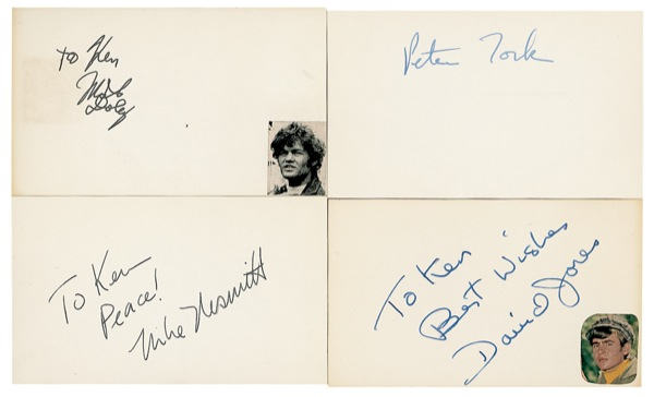 Lot 718 Monkees Signature