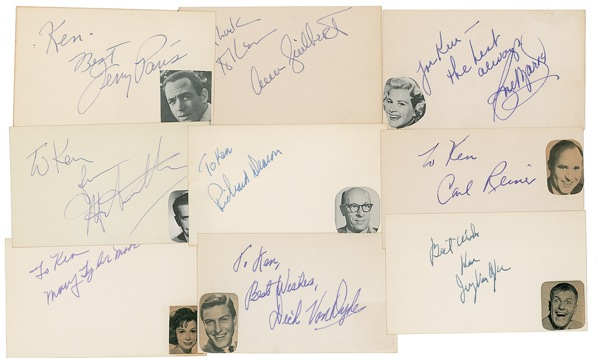Lot 876 Dick Van Dyke Show Group Lot