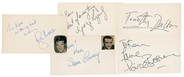 Lot 958 James Bond: James Bonds Group Lot