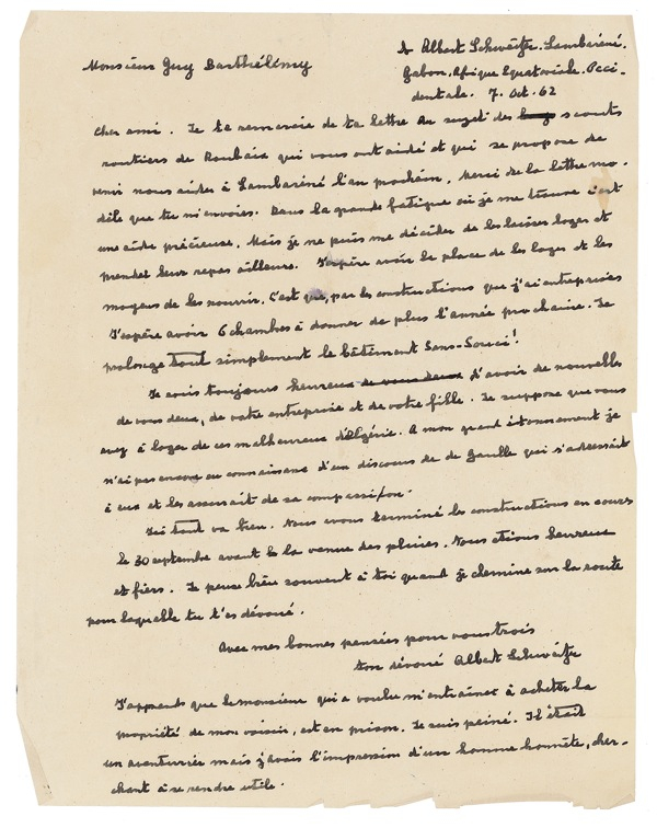 Lot 276 Albert Schweitzer: “We finished the construction activity ... We are happy and proud”