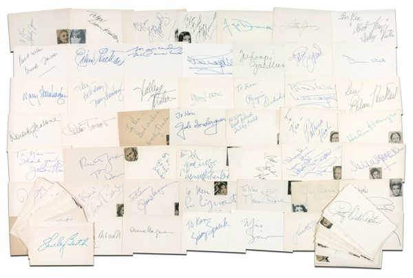 Lot 799 Academy Award-Winning Actresses: In-Person collection of AA actresses