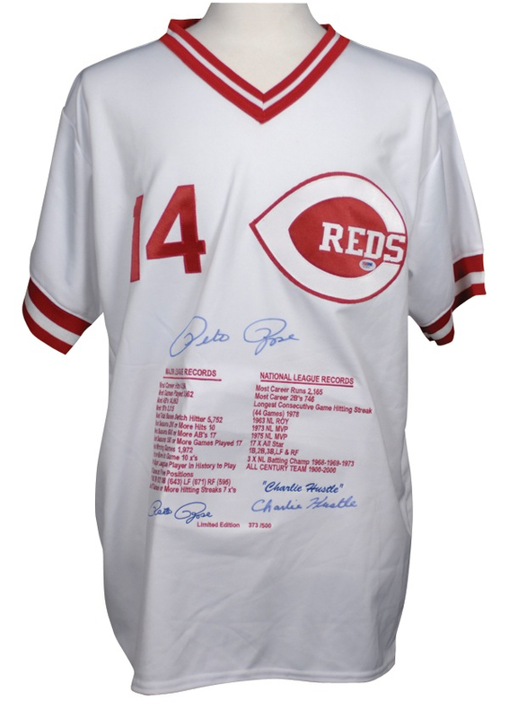 Lot 1386 Pete Rose Baseball Jersey