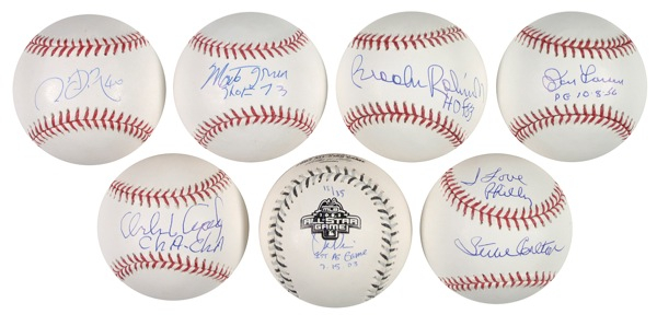 Lot 1142 Baseball Greats Group Lot