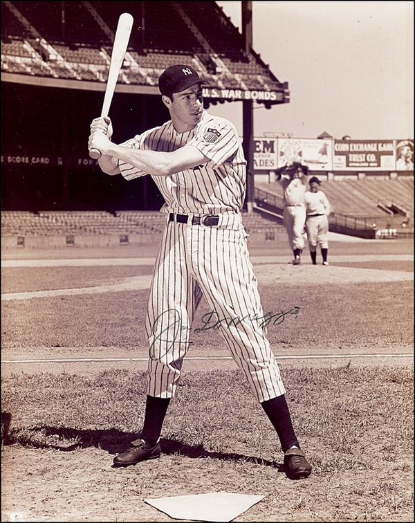 Lot 1202 Joe DiMaggio Signed Photograph