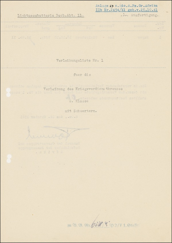 Lot 361 Erwin Rommel Signed Document