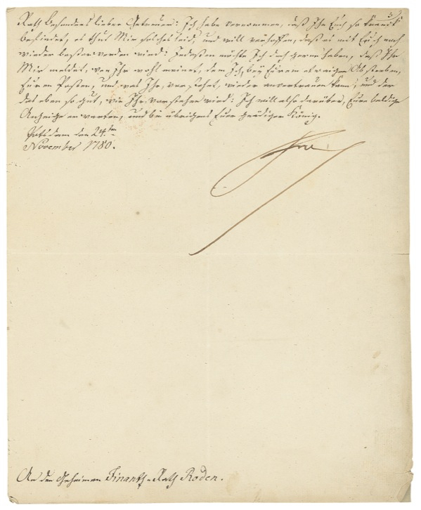 Lot 218 Frederick II: Hoping for the best, planning for the worst