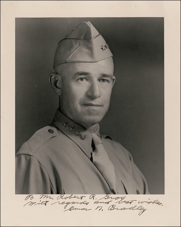 Lot 305 Omar Bradley Signed Photograph