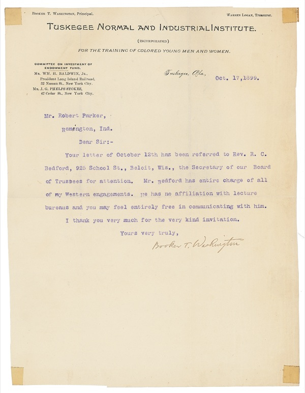 Lot 294 Booker T. Washington