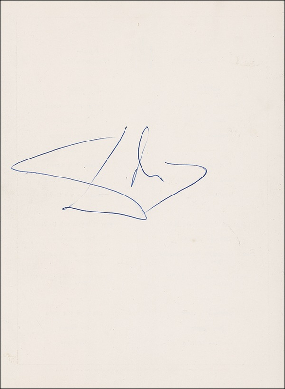 Lot 485 Salvador Dali Signature