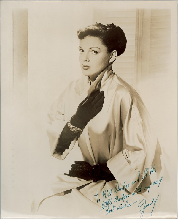 Lot 905 Judy Garland Signed Photograph