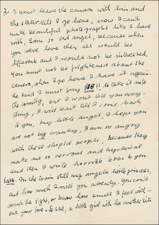 Lot #625 Beatles: Sutcliffe, Stuart: ?Your own little Stuart?: Sutcliffe attempts German in an effusive letter to girlfriend Astrid Kirchherr - Image 2