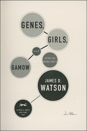 Lot #295 James D. Watson Book - Image 1