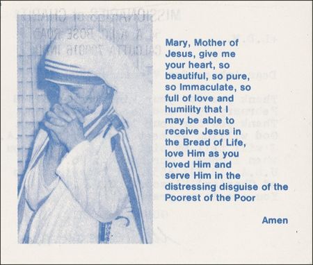 Lot #260 Mother Teresa Typed Letter Signed - Image 1