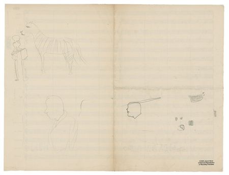Lot #651 John Coltrane: Coltrane musical manuscript and sketches - Image 2