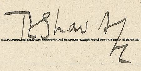 Lot #516 T. E. Lawrence Signed Document - Image 1