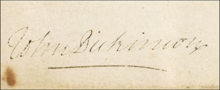 Lot #198 John Dickinson Signed Document - Image 2